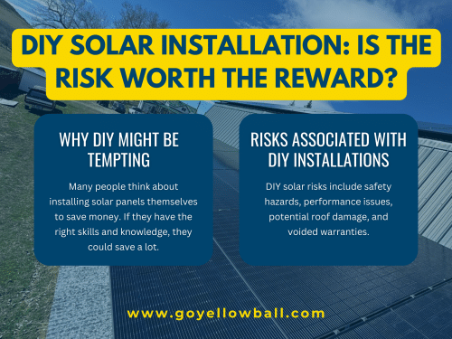 diy solar installation is the risk worth the reward