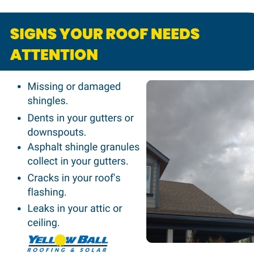 signs you roof needs hail damage roof repair sheridan