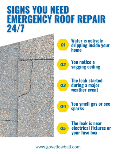 signs you need emergency roof repair