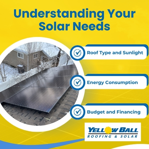 understanding your solar needs with solar panel installers near me
