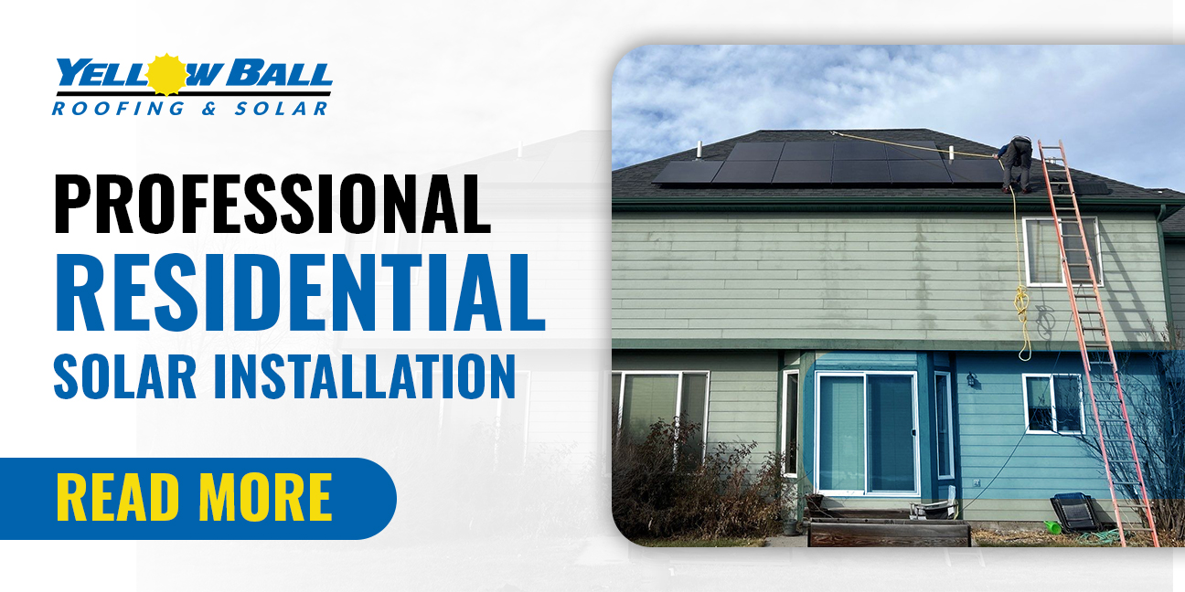 a house with solar panels on the roof - professional residential solar installation
