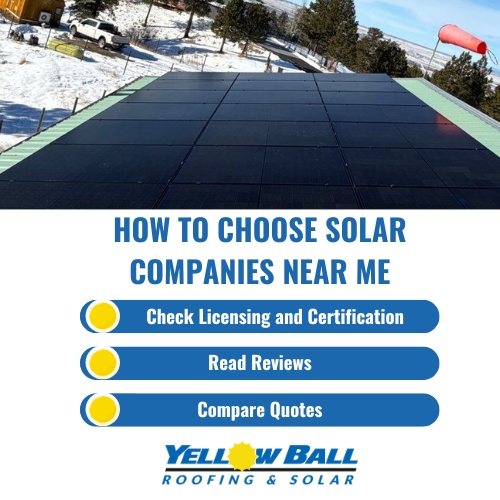 how to choose solar companies near me