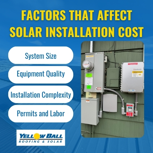 factors that affect solar installation cost Bozeman