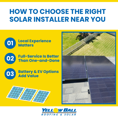 how to choose the right solar installer near you